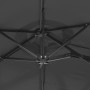 Sombrilla doble gris antracita 316x240 cm de vidaXL, Sombrillas - Ref: Foro24-362963, Precio: 134,94 €, Descuento: %