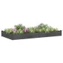 Jardinera arriate con forro madera abeto gris 240x120x25 cm de vidaXL, Maceteros y jardineras - Ref: Foro24-364303, Precio: 1...