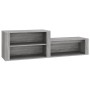 Mueble zapatero madera contrachapada gris Sonoma 150x35x45 cm en Zapateros y organizadores de calzado | Comprar online en Foru.e