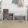 Mueble zapatero madera contrachapada gris Sonoma 150x35x45 cm en Zapateros y organizadores de calzado | Comprar online en Foru.e