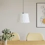 Pantalla para lámpara de techo mimbre blanco Ø40x26 cm de vidaXL, Pantallas para lámparas - Ref: Foro24-364369, Precio: 37,78...