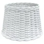Pantalla para lámpara de techo mimbre blanco Ø40x26 cm de vidaXL, Pantallas para lámparas - Ref: Foro24-364369, Precio: 37,78...