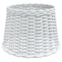 Pantalla para lámpara de techo mimbre blanco Ø40x26 cm de vidaXL, Pantallas para lámparas - Ref: Foro24-364369, Precio: 38,38...