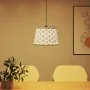 Pantalla para lámpara de techo mimbre blanco Ø40x26 cm de vidaXL, Pantallas para lámparas - Ref: Foro24-364369, Precio: 37,78...
