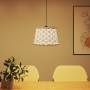 Pantalla para lámpara de techo mimbre blanco Ø40x26 cm de vidaXL, Pantallas para lámparas - Ref: Foro24-364369, Precio: 38,38...