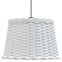 Pantalla para lámpara de techo mimbre blanco Ø40x26 cm de vidaXL, Pantallas para lámparas - Ref: Foro24-364369, Precio: 38,38...