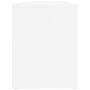 Mueble zapatero madera contrachapada blanco brillo 100x35x45 cm en Zapateros y organizadores de calzado | Comprar online en Foru