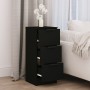 Aparador de madera contrachapada negro 30x30x70 cm de vidaXL, Aparadores - Ref: Foro24-811153, Precio: 60,38 €, Descuento: %