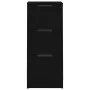 Black plywood sideboard 30x30x70 cm by vidaXL, Sideboards - Ref: Foro24-811153, Price: 59,10 €, Discount: %