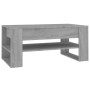 Mesa de centro madera de ingeniería gris Sonoma 102x55x45 cm en Mesas de centro | Comprar online en Foru.es