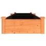 Jardinera arriate con forro madera abeto marrón 240x60x25 cm de vidaXL, Maceteros y jardineras - Ref: Foro24-364299, Precio: ...