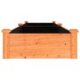 Jardinera arriate con forro madera abeto marrón 240x60x25 cm de vidaXL, Maceteros y jardineras - Ref: Foro24-364299, Precio: ...