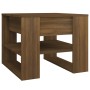 Mesa de centro madera de ingeniería roble marrón 55,5x55x45 cm en Mesas de centro | Comprar online en Foru.es