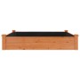 Jardinera arriate forro madera maciza abeto marrón 120x120x25cm de vidaXL, Maceteros y jardineras - Ref: Foro24-364293, Preci...