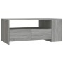 Mesa de centro madera de ingeniería gris Sonoma 102x55x42 cm en Mesas de centro | Comprar online en Foru.es