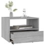 Mesa de centro madera de ingeniería gris Sonoma 55x55x40 cm en Mesas de centro | Comprar online en Foru.es