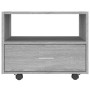 Mesa de centro madera de ingeniería gris Sonoma 55x55x40 cm en Mesas de centro | Comprar online en Foru.es