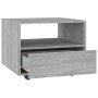 Mesa de centro madera de ingeniería gris Sonoma 55x55x40 cm en Mesas de centro | Comprar online en Foru.es