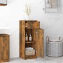 Armario de baño madera contrachapada roble ahumado 32x34x90 cm en Armarios y almacenamiento | Comprar online en Foru.es