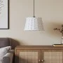 Pantalla para lámpara de techo mimbre blanco Ø38x23 cm de vidaXL, Pantallas para lámparas - Ref: Foro24-364368, Precio: 31,58...