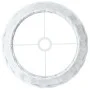 Pantalla para lámpara de techo mimbre blanco Ø38x23 cm de vidaXL, Pantallas para lámparas - Ref: Foro24-364368, Precio: 31,58...