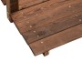Puente de jardín con cadenas madera maciza abeto 150x67x56cm de vidaXL, Puentes de jardín - Ref: Foro24-363358, Precio: 159,2...