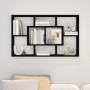 Estantería de pared madera contrachapada negra 85x16x52,5 cm de vidaXL, Estantes y estanterías - Ref: Foro24-801419, Precio: ...