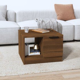 Mesa de centro madera de ingeniería roble marrón 50x50x36 cm en Mesas de centro | Comprar online en Foru.es