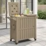 Light brown polypropylene 3-in-1 serving cart by vidaXL, Kitchen and dining carts - Ref: Foro24-364170, Price: 252,18 €, Disc...