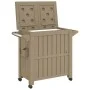 Light brown polypropylene 3-in-1 serving cart by vidaXL, Kitchen and dining carts - Ref: Foro24-364170, Price: 252,18 €, Disc...