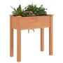 Jardinera con forro interior madera abeto marrón 71x37x76 cm de vidaXL, Maceteros y jardineras - Ref: Foro24-364231, Precio: ...