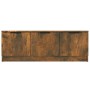 Mueble de TV madera contrachapada roble ahumado 102x35x36,5 cm en Muebles TV | Comprar online en Foru.es