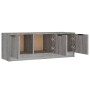 Mueble de TV madera contrachapada gris Sonoma 102x35x36,5 cm en Muebles TV | Comprar online en Foru.es