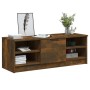 Mueble de TV madera contrachapada roble ahumado 102x35,5x36,5cm en Muebles TV | Comprar online en Foru.es