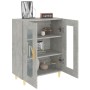 Aparador de madera de ingeniería gris hormigón 69,5x34x90 cm de vidaXL, Aparadores - Ref: Foro24-812118, Precio: 85,81 €, Des...