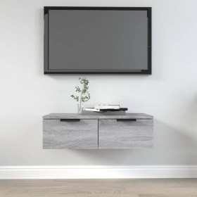 Armario de pared madera de ingeniería gris Sonoma 68x30x20 cm en Armarios y almacenamiento | Comprar online en Foru.es
