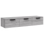 Armario de pared madera de ingeniería gris Sonoma 102x30x20 cm en Armarios y almacenamiento | Comprar online en Foru.es