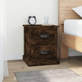 Smoked oak plywood nightstand 39x39x47.5cm by vidaXL, Nightstands - Ref: Foro24-816154, Price: 43,41 €, Discount: %