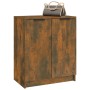 Mueble zapatero madera contrachapada roble ahumado 59x35x70 cm en Armarios y almacenamiento | Comprar online en Foru.es
