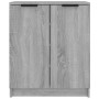 Mueble zapatero de madera contrachapada gris Sonoma 59x35x70 cm en Armarios y almacenamiento | Comprar online en Foru.es