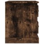 Mesita de noche madera contrachapada roble ahumado 39x39x47,5cm de vidaXL, Mesitas de noche - Ref: Foro24-816154, Precio: 43,...