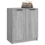 Mueble zapatero de madera contrachapada gris Sonoma 59x35x70 cm en Armarios y almacenamiento | Comprar online en Foru.es