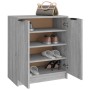 Mueble zapatero de madera contrachapada gris Sonoma 59x35x70 cm en Armarios y almacenamiento | Comprar online en Foru.es