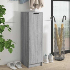 Zapatero de madera contrachapada gris Sonoma 30x35x100 cm en Armarios y almacenamiento | Comprar online en Foru.es