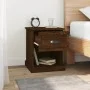 Mesitas de noche 2 uds madera roble marrón 39x39x47,5 cm de vidaXL, Mesitas de noche - Ref: Foro24-816143, Precio: 57,14 €, D...