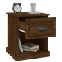 Mesitas de noche 2 uds madera roble marrón 39x39x47,5 cm de vidaXL, Mesitas de noche - Ref: Foro24-816143, Precio: 57,14 €, D...