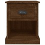 Mesitas de noche 2 uds madera roble marrón 39x39x47,5 cm de vidaXL, Mesitas de noche - Ref: Foro24-816143, Precio: 57,68 €, D...