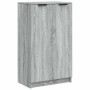 Mueble zapatero madera contrachapada gris Sonoma 59x35x100 cm en Armarios y almacenamiento | Comprar online en Foru.es