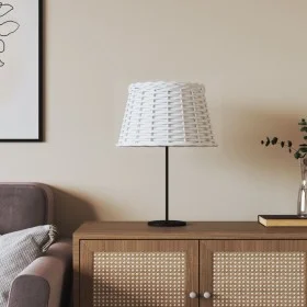 Pantalla para lámpara mimbre blanco Ø38x23 cm de vidaXL, Pantallas para lámparas - Ref: Foro24-364384, Precio: 37,32 €, Descu...