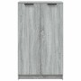 Mueble zapatero madera contrachapada gris Sonoma 59x35x100 cm en Armarios y almacenamiento | Comprar online en Foru.es